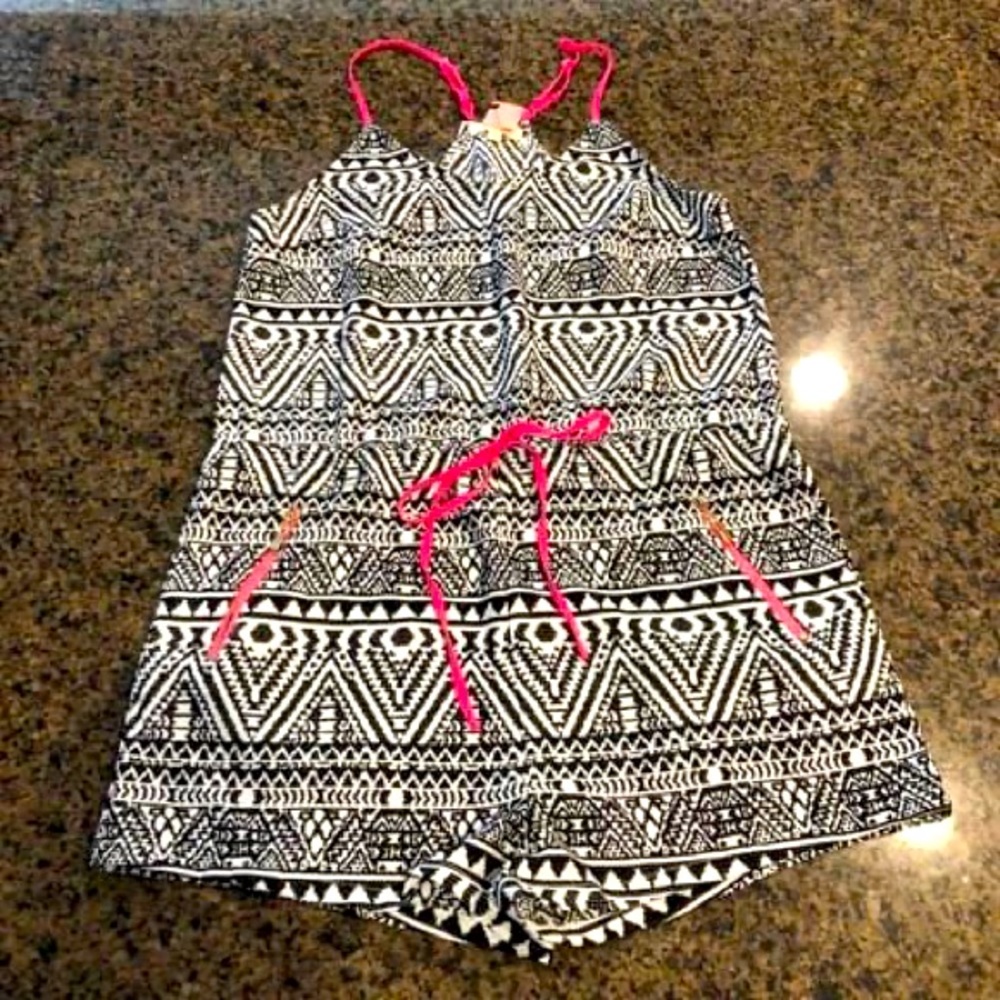 Geometric Retro Romper - New with Tag from Boutique - Medium